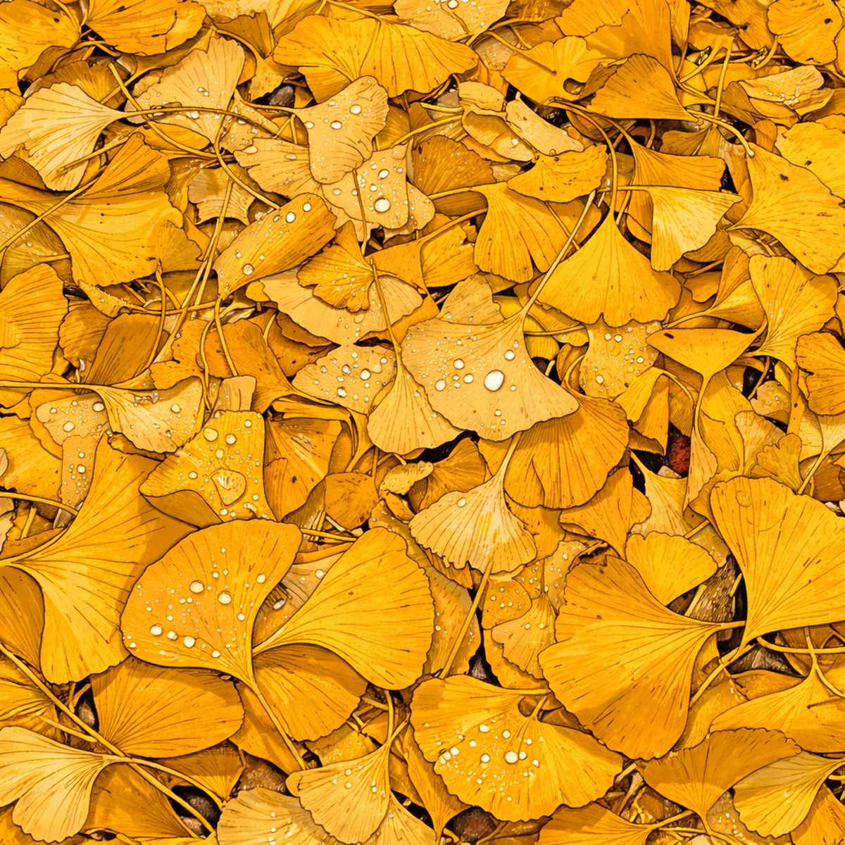 Folhas de ginko