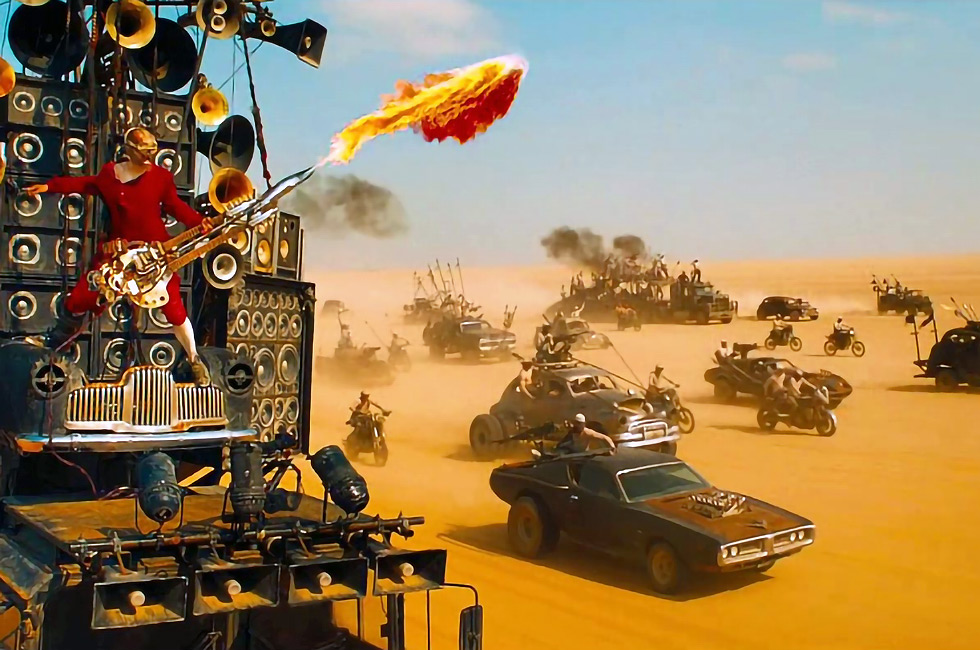 Cena do filme "Mad Max: Fury Road"